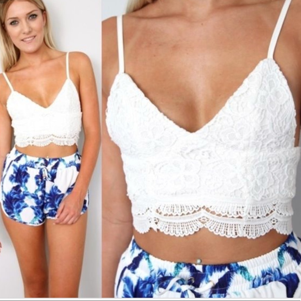 Crochet crop top